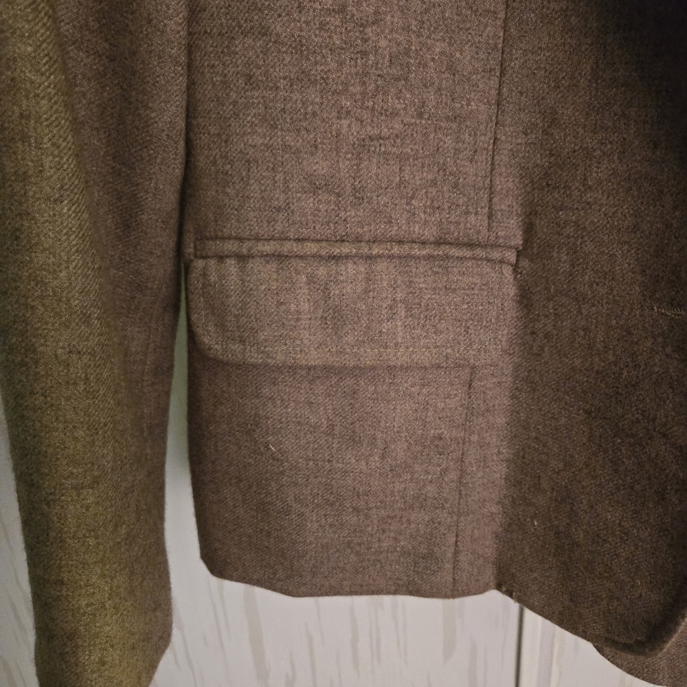 Vintage SEARS, The Fashion Pace Women's Brown Wool Blazer - Picture 3 of 8